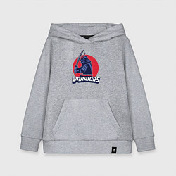 Толстовка детская хлопковая Samurai warriors, цвет: меланж