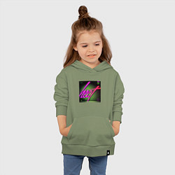 Толстовка детская хлопковая Тепло VHS, цвет: авокадо — фото 2