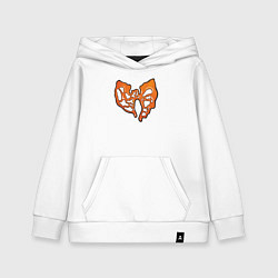 Толстовка детская хлопковая Wu-Tang candy, цвет: белый