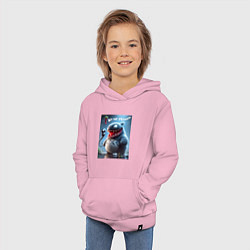 Толстовка детская хлопковая Ventotoro - we are Venom meme, цвет: светло-розовый — фото 2