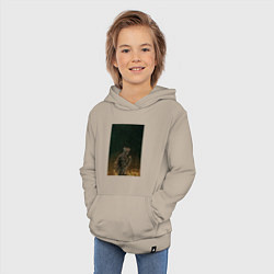 Толстовка детская хлопковая Dark souls рыцарь, цвет: миндальный — фото 2