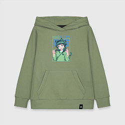Толстовка детская хлопковая Maomeow - Монолог фармацевтов, цвет: авокадо