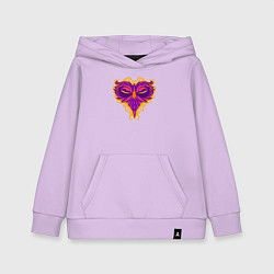 Толстовка детская хлопковая Violet owl, цвет: лаванда