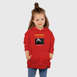 Толстовка детская хлопковая Юра Борисов, цвет: красный — фото 2