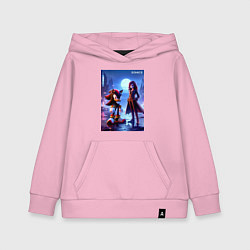 Толстовка детская хлопковая Shadow and Shadow-Maria, цвет: светло-розовый