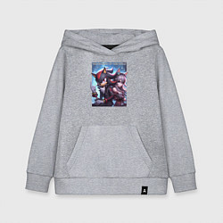 Толстовка детская хлопковая Shadow and Maria - ai art, цвет: меланж