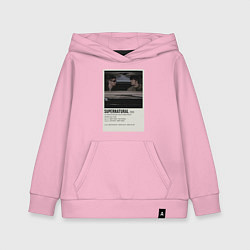 Толстовка детская хлопковая Сверхъестественное - сериал, цвет: светло-розовый
