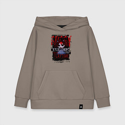 Толстовка детская хлопковая Кукла Поппи из Poppy Playtime, цвет: утренний латте