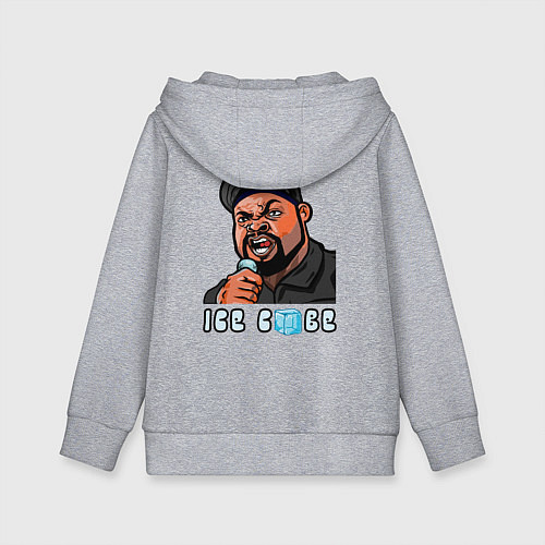 Детская толстовка-худи Icecube / Меланж – фото 2