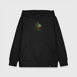 Толстовка детская хлопковая Моя фишка прикольная рыбка, цвет: черный