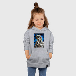 Толстовка детская хлопковая Античность и математика, цвет: меланж — фото 2