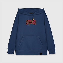 Толстовка детская хлопковая NBA Cleveland, цвет: тёмно-синий