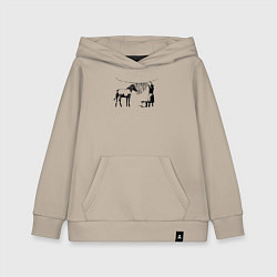 Детская толстовка-худи Banksy zebra