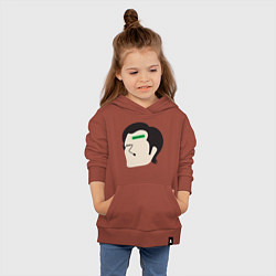 Толстовка детская хлопковая Разделение Марк, цвет: кирпичный — фото 2