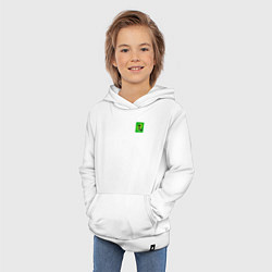 Толстовка детская хлопковая Зелёный фонарь, цвет: белый — фото 2