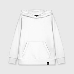 Толстовка детская хлопковая Дарт вейдер на стене, цвет: белый