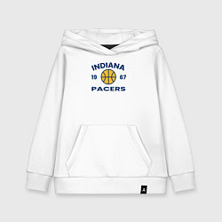 Толстовка детская хлопковая 1967 - Pacers, цвет: белый