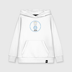 Толстовка детская хлопковая Моряк ВМФ, цвет: белый