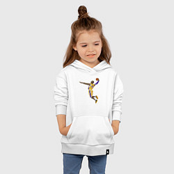 Толстовка детская хлопковая Kobe Bryant dunker, цвет: белый — фото 2