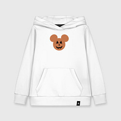 Толстовка детская хлопковая Halloween boy, цвет: белый