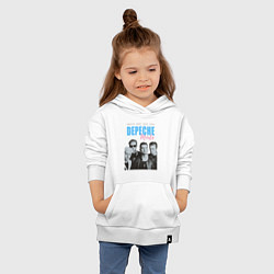 Толстовка детская хлопковая Depeche Mode Violator portrait, цвет: белый — фото 2