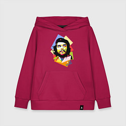 Толстовка детская хлопковая Che Guevara Art, цвет: маджента