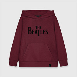 Толстовка детская хлопковая The Beatles, цвет: меланж-бордовый