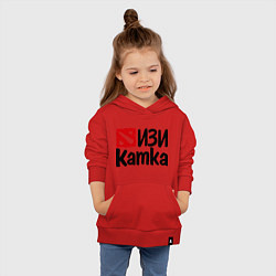 Толстовка детская хлопковая Изи катка, цвет: красный — фото 2