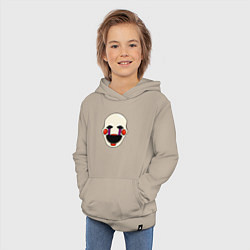 Толстовка детская хлопковая Puppet FNAF Марионетка, цвет: миндальный — фото 2