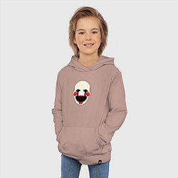 Толстовка детская хлопковая Puppet FNAF Марионетка, цвет: пыльно-розовый — фото 2