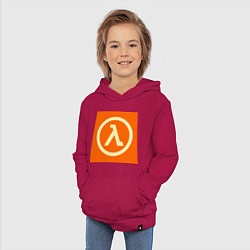 Толстовка детская хлопковая Half-Life, цвет: маджента — фото 2