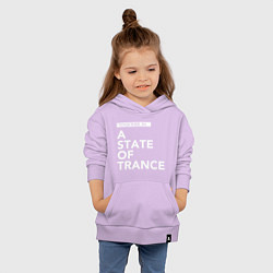 Толстовка детская хлопковая Together in A State of Trance, цвет: лаванда — фото 2