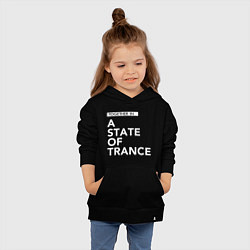 Толстовка детская хлопковая Together in A State of Trance, цвет: черный — фото 2