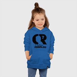 Толстовка детская хлопковая CR Ronaldo 07, цвет: синий — фото 2