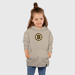 Толстовка детская хлопковая Boston Bruins, цвет: миндальный — фото 2