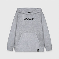 Толстовка детская хлопковая Marshall logo, цвет: меланж