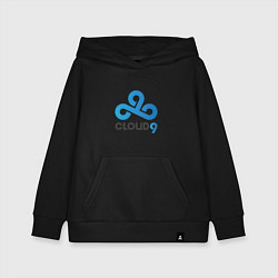 Толстовка детская хлопковая Cloud9, цвет: черный