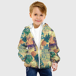 Куртка с капюшоном детская Индия 2, цвет: 3D-белый — фото 2