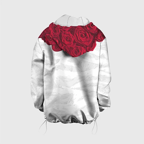 Детская куртка Roses White / 3D-Белый – фото 2