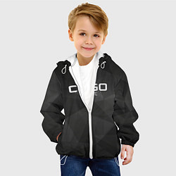 Куртка с капюшоном детская CS:GO Graphite, цвет: 3D-белый — фото 2