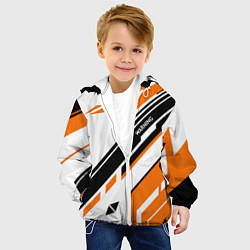 Куртка с капюшоном детская CS:GO Asiimov P90 Style, цвет: 3D-белый — фото 2