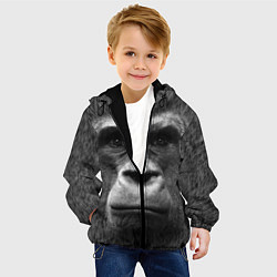 Куртка с капюшоном детская Взгляд, цвет: 3D-черный — фото 2