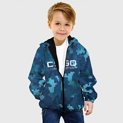 Куртка с капюшоном детская Cs:go - Cobalt Disruption Ржавый кобальт, цвет: 3D-черный — фото 2