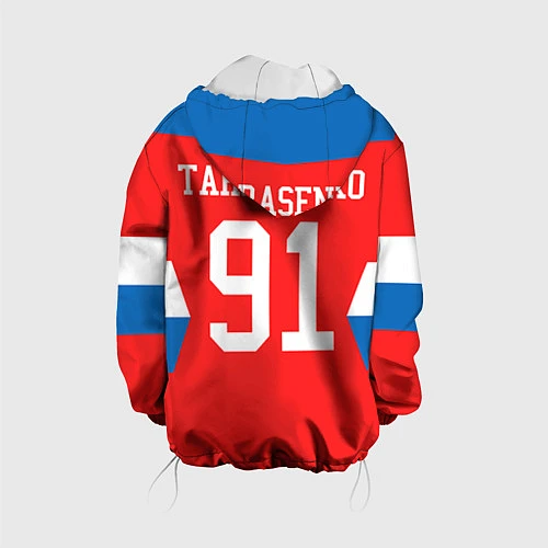 Детская куртка Сборная РФ: #91 TARASENKO / 3D-Белый – фото 2