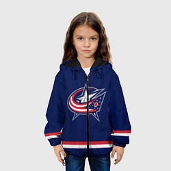 Куртка с капюшоном детская Columbus Blue Jackets, цвет: 3D-черный — фото 2