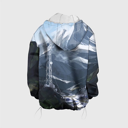 Детская куртка Горы Алтая / 3D-Белый – фото 2