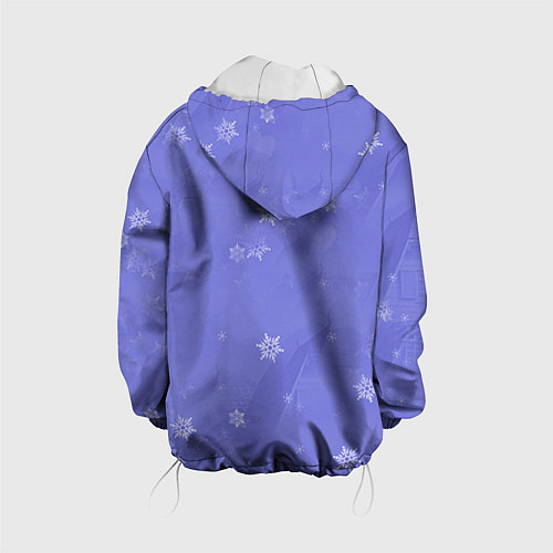 Детская куртка Тоторо и снег / 3D-Белый – фото 2