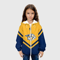 Куртка с капюшоном детская NHL: Nashville Predators, цвет: 3D-белый — фото 2