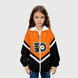 Куртка с капюшоном детская NHL: Philadelphia Flyers, цвет: 3D-белый — фото 2