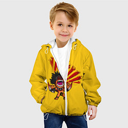 Куртка с капюшоном детская Bloodseeker: Riki, цвет: 3D-белый — фото 2